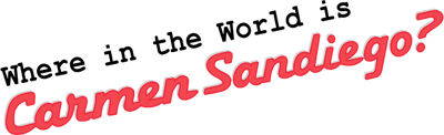 Where in the World Is Carmen Sandiego logo for Sega Master System